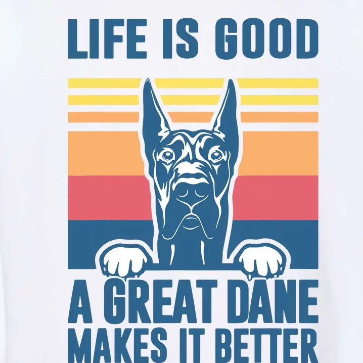 Great Dane Gifts For Women Men Great Dane Dog Dad Mom Garment-Dyed Sweatshirt