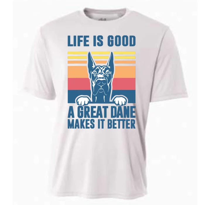 Great Dane Gifts For Women Men Great Dane Dog Dad Mom Cooling Performance Crew T-Shirt