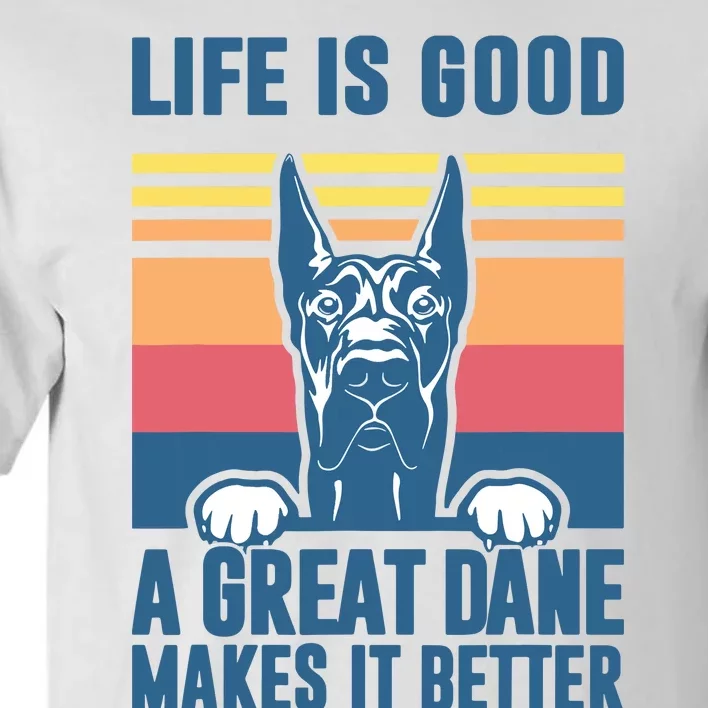 Great Dane Gifts For Women Men Great Dane Dog Dad Mom Tall T-Shirt