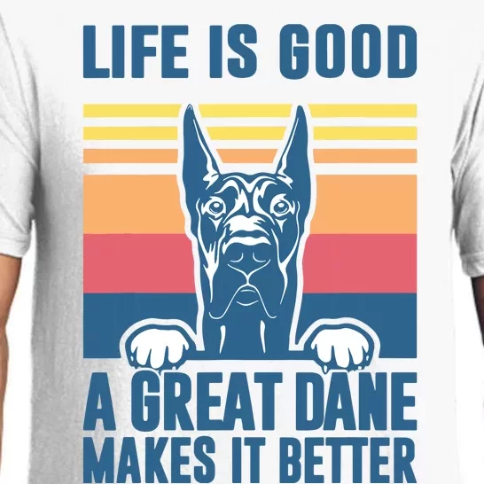 Great Dane Gifts For Women Men Great Dane Dog Dad Mom Pajama Set