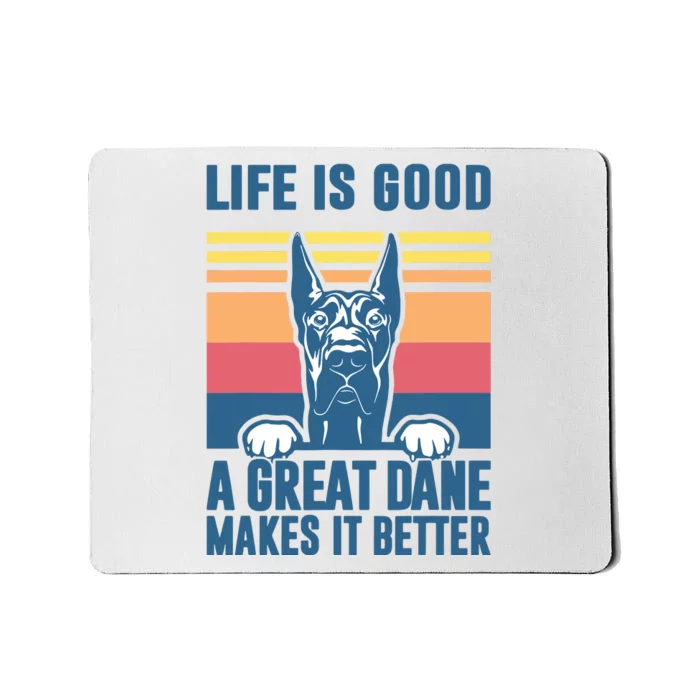 Great Dane Gifts For Women Men Great Dane Dog Dad Mom Mousepad