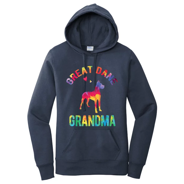 Great Dane Grandma Great Dane Nana Great Dane Dog Lover Women's Pullover Hoodie