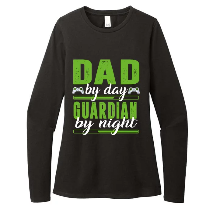 Gaming Dad Gift Funny Gamer Dad Gift Womens CVC Long Sleeve Shirt