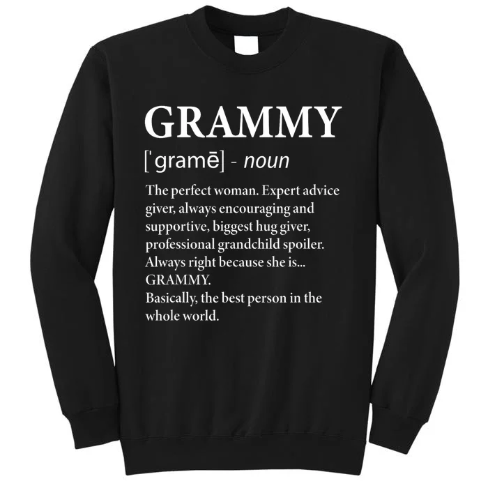 Grammy Definition Grandma Funny Grandmother Sweatshirt