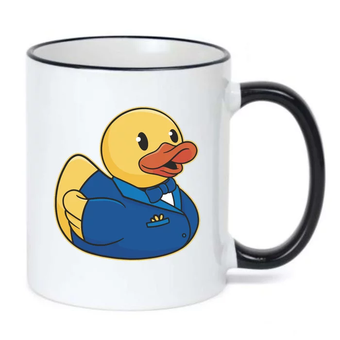 Groom Duck Black Color Changing Mug