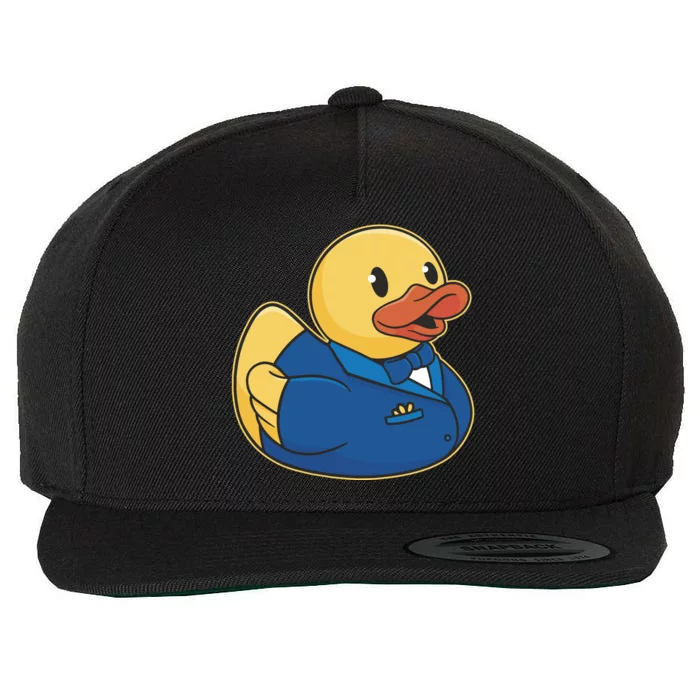 Groom Duck Wool Snapback Cap