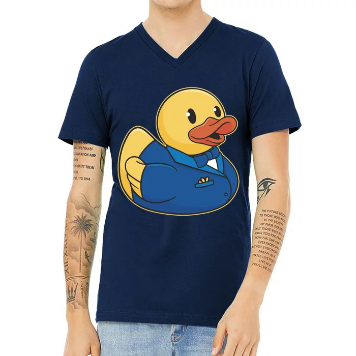 Groom Duck V-Neck T-Shirt