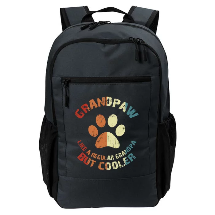 Grandpaw Dog Grandpa Grand Paw Retro Vintage Funny 'S Gift Daily Commute Backpack