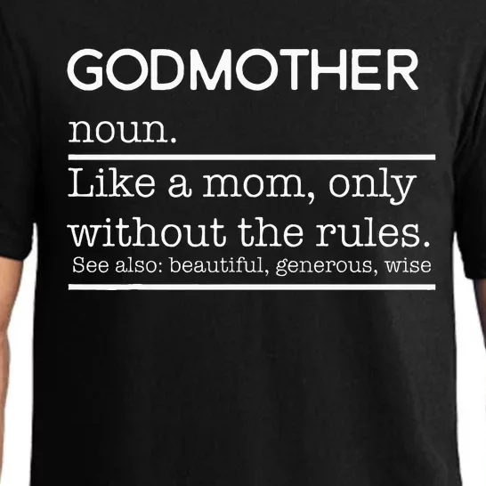 Godmother Definition Grandma Mother Day Gifts Pajama Set