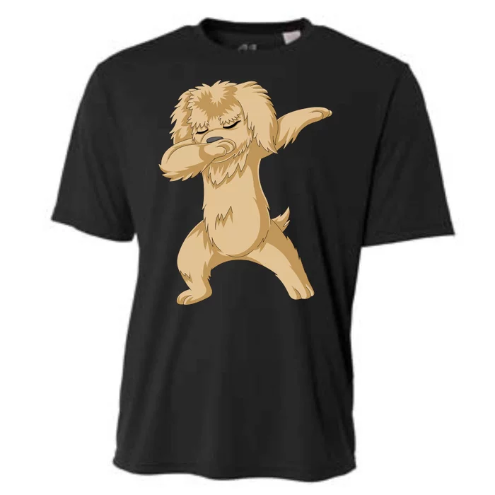 Goldendoodle Dabbing Cooling Performance Crew T-Shirt