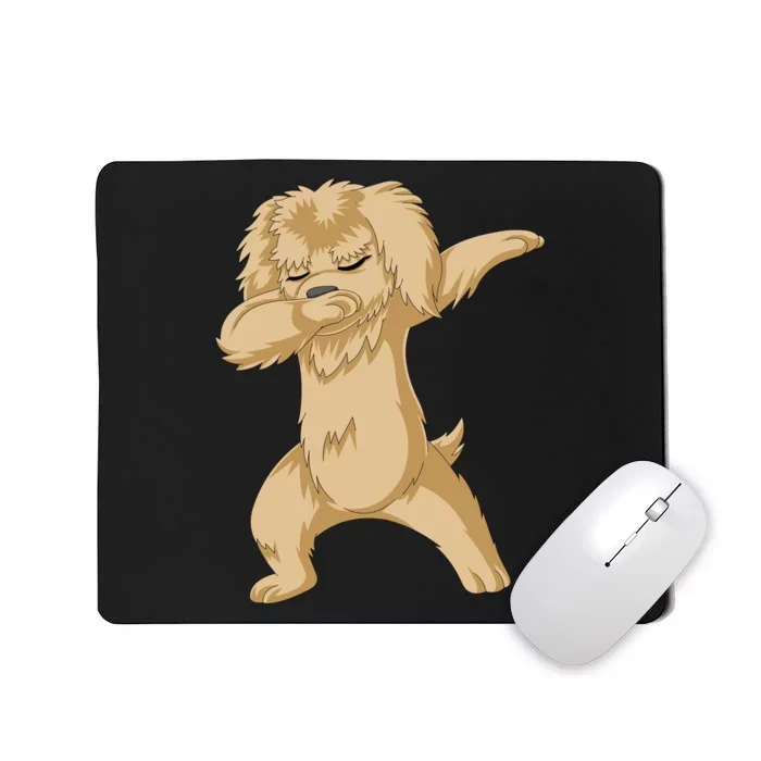 Goldendoodle Dabbing Mousepad