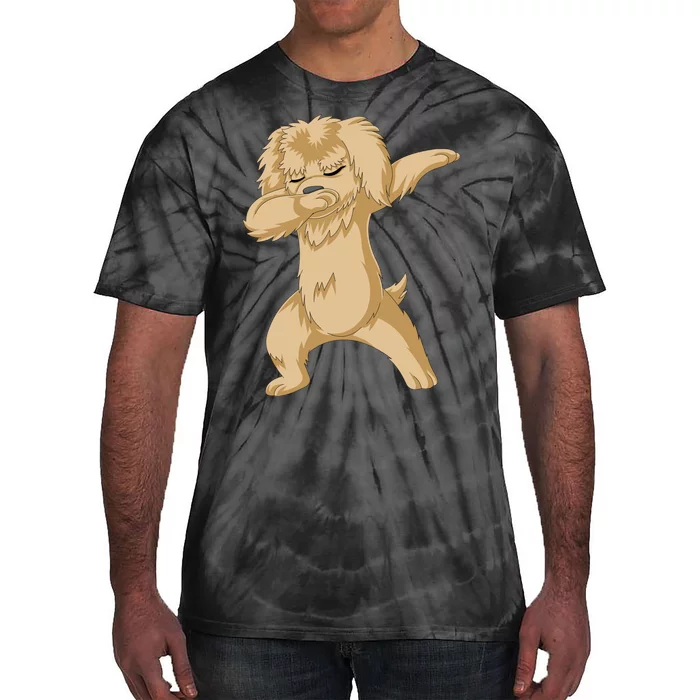 Goldendoodle Dabbing Tie-Dye T-Shirt