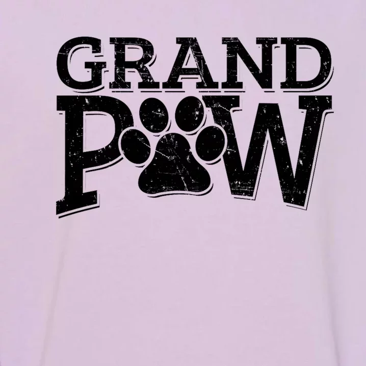 Grandpaw Dog Grandpa Grand Paw Gifts Dad Father Garment-Dyed Sweatshirt