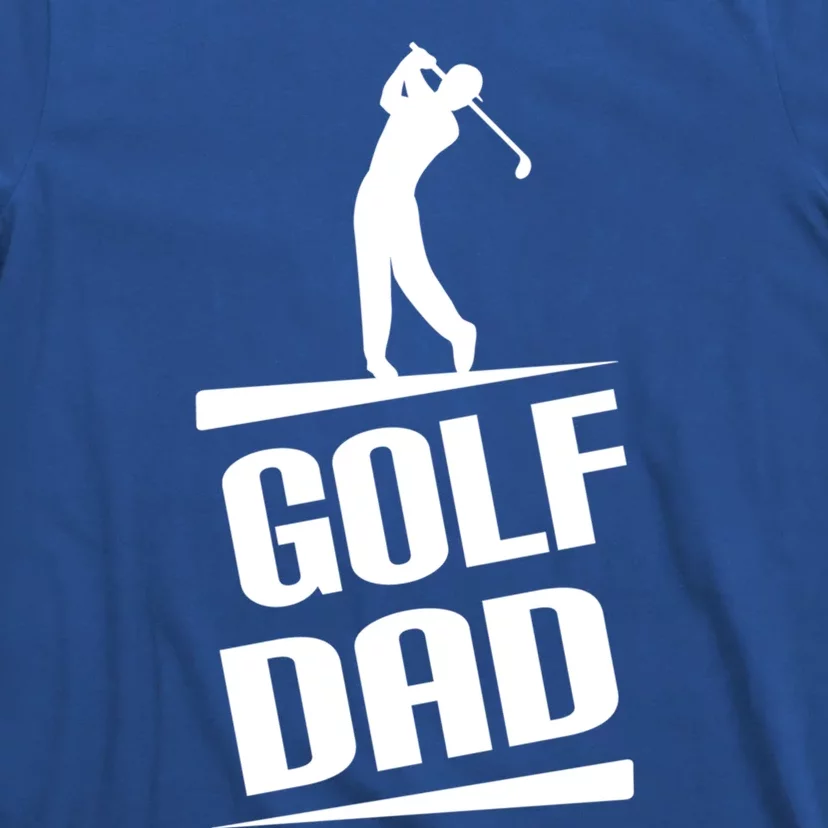 Golf Dad Golfing Silhouette Cute Gift T-Shirt