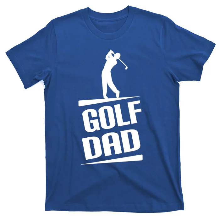 Golf Dad Golfing Silhouette Cute Gift T-Shirt