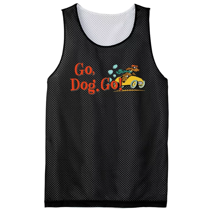 Go Dog Go Essential Gift Mesh Reversible Basketball Jersey Tank