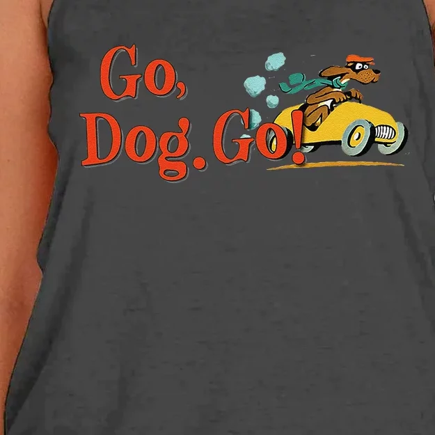 Go Dog Go Essential Gift Women's Knotted Racerback Tank