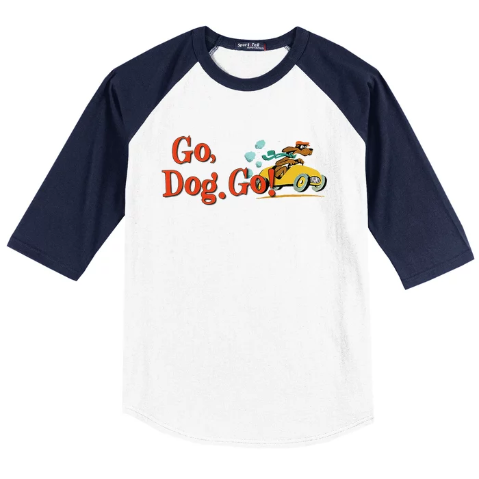 Go Dog Go Essential Gift Baseball Sleeve Shirt