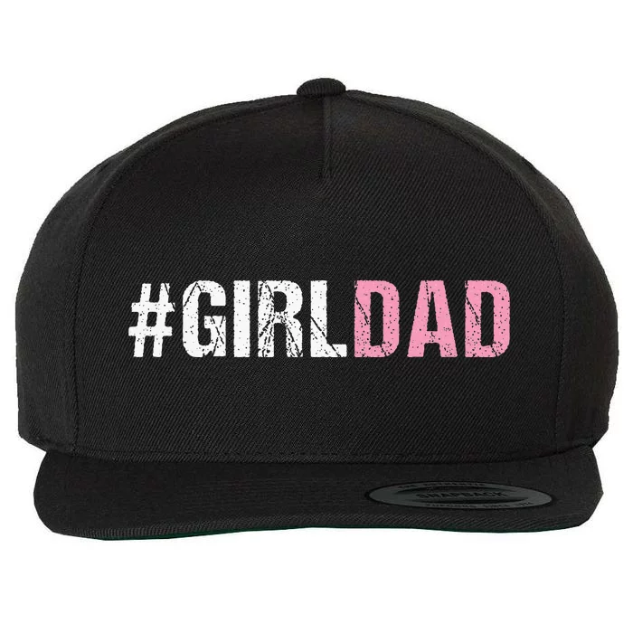 Girl Dad Wool Snapback Cap