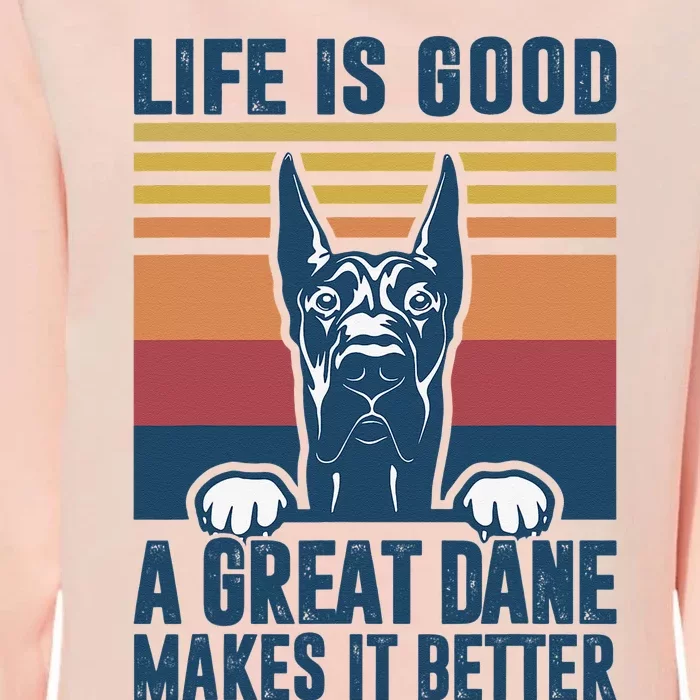 Great Dane Gifts For  Great Dane Dog Dad Mom Womens California Wash Sweatshirt