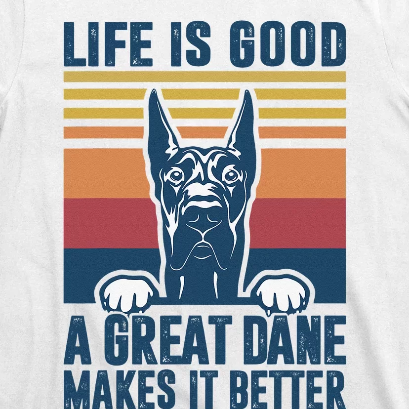 Great Dane Gifts For  Great Dane Dog Dad Mom T-Shirt