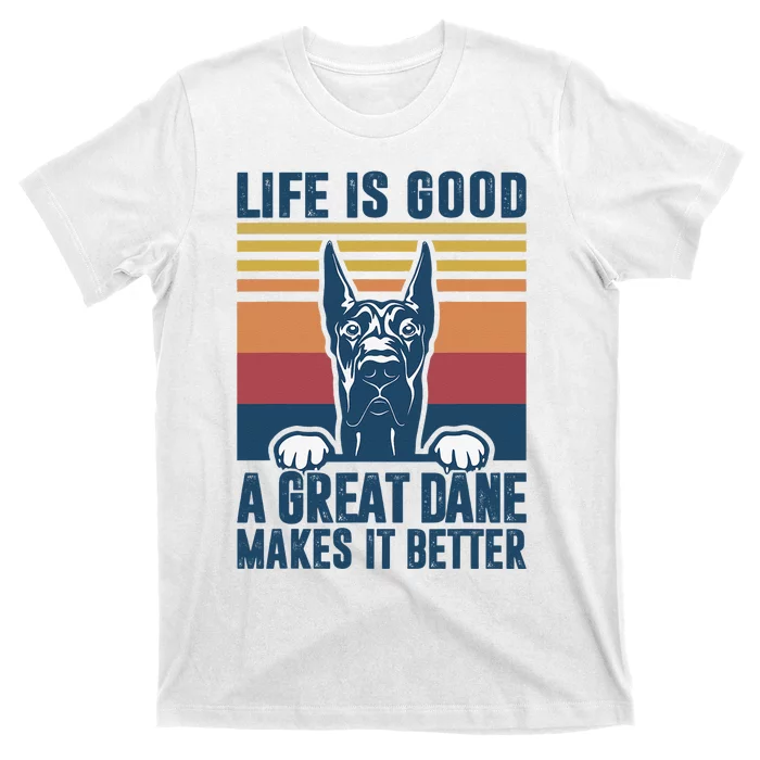 Great Dane Gifts For  Great Dane Dog Dad Mom T-Shirt