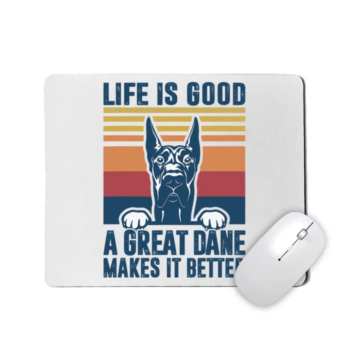 Great Dane Gifts For  Great Dane Dog Dad Mom Mousepad