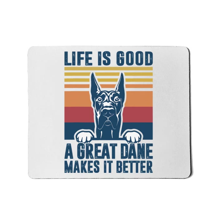 Great Dane Gifts For  Great Dane Dog Dad Mom Mousepad