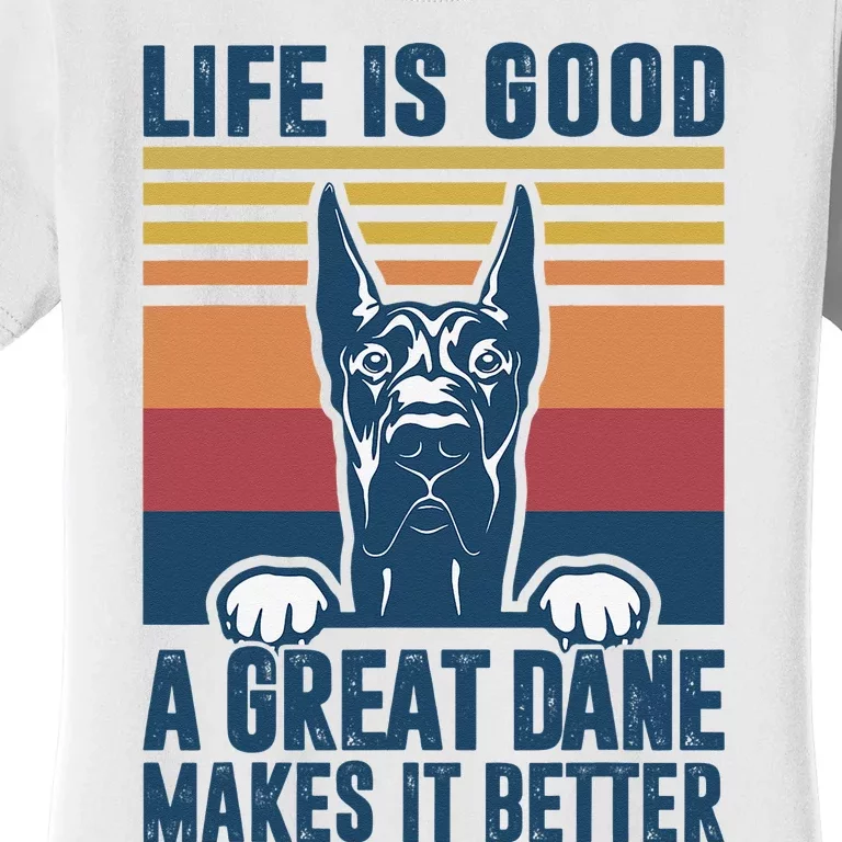 Great Dane Gifts For  Great Dane Dog Dad Mom Women's T-Shirt