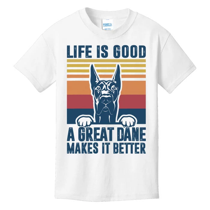 Great Dane Gifts For  Great Dane Dog Dad Mom Kids T-Shirt