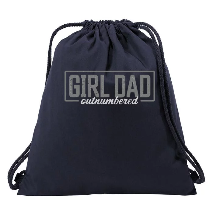 Girl Dad Drawstring Bag