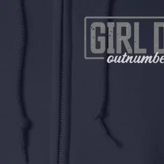 Girl Dad Full Zip Hoodie