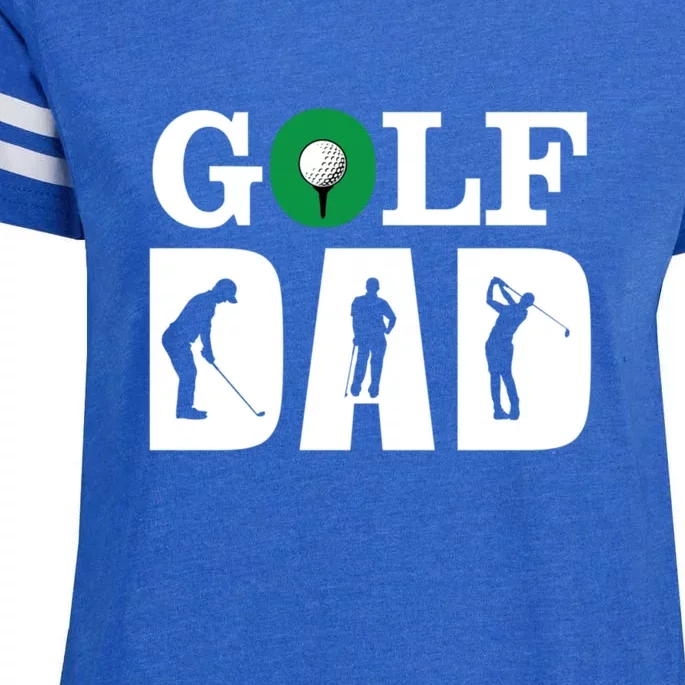 Golf Dad Golf Frisbee Gift For Dad Father's Day Enza Ladies Jersey Football T-Shirt