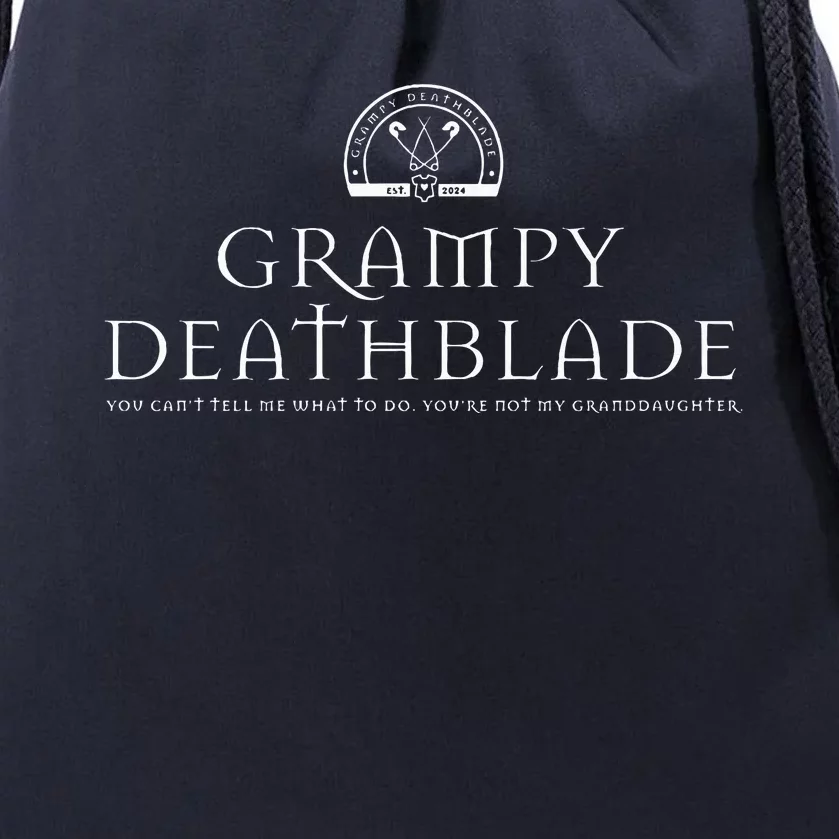 Grampy Deathblade Drawstring Bag