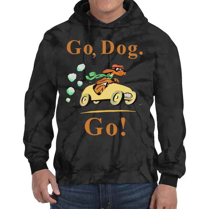 Go Dog Go Essential Gift Tie Dye Hoodie