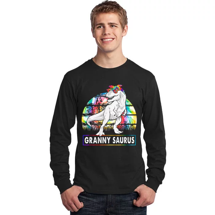 Grannysaurus Dinosaur Granny Saurus Family Matching Tall Long Sleeve T-Shirt