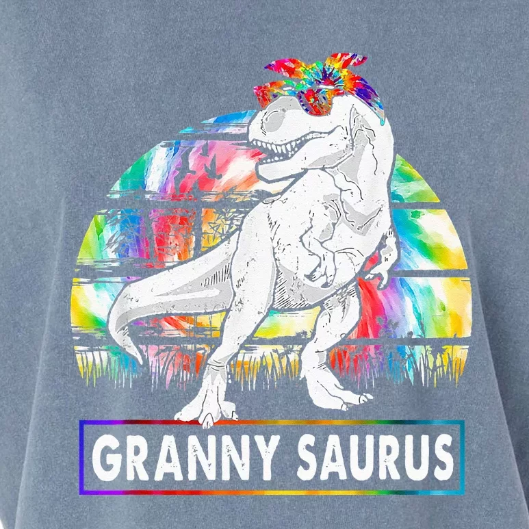 Grannysaurus Dinosaur Granny Saurus Family Matching Garment-Dyed Women's Muscle Tee