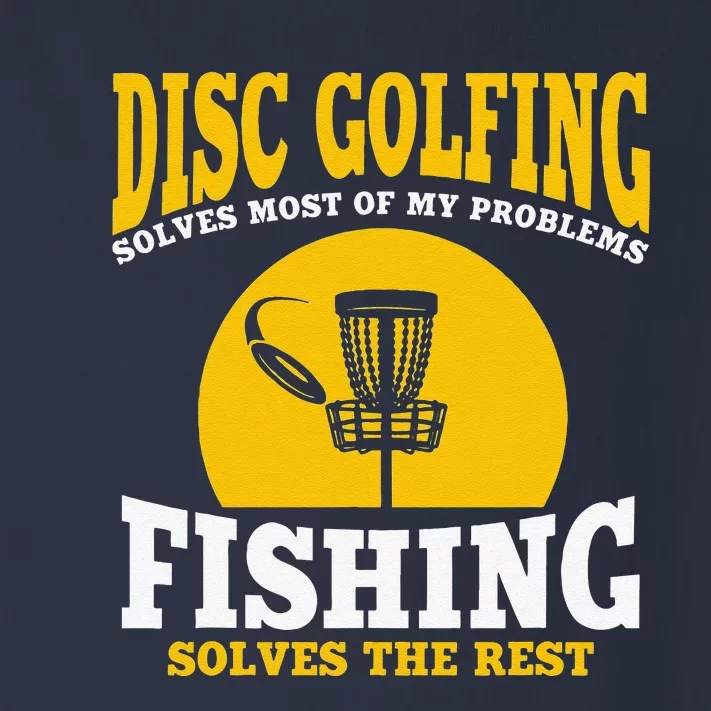 Great Disc Golf And Fishing Gift Toddler Long Sleeve Shirt