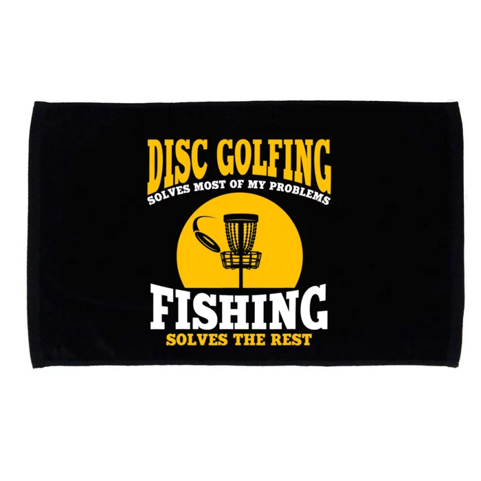 Great Disc Golf And Fishing Gift Microfiber Hand Towel