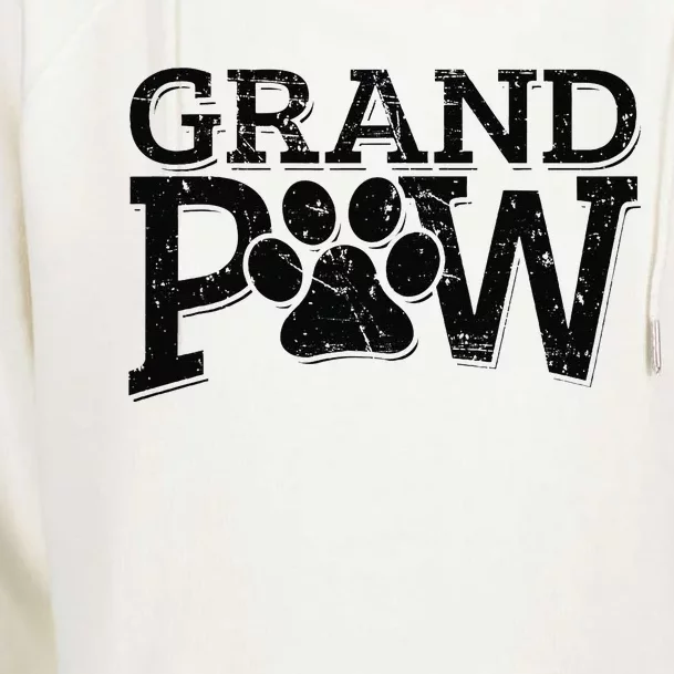 Grandpaw Dog Grandpa Grand Paw Gifts Men Dad Father Womens Funnel Neck Pullover Hood