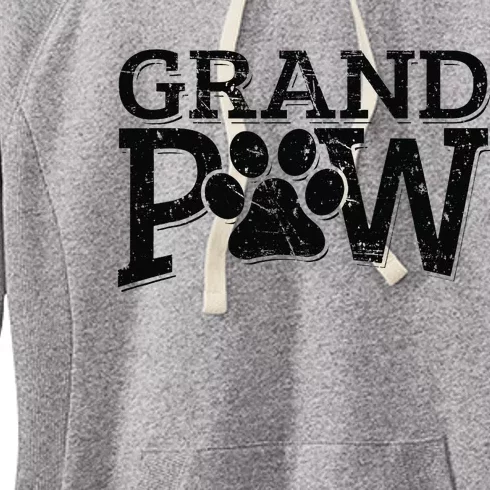 Grandpaw Dog Grandpa Grand Paw Gifts Men Dad Father Women's Fleece Hoodie