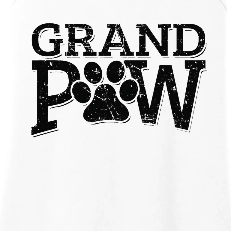 Grandpaw Dog Grandpa Grand Paw Gifts Men Dad Father Ladies Essential Tank