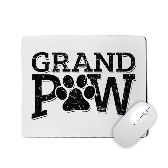 Grandpaw Dog Grandpa Grand Paw Gifts Men Dad Father Mousepad