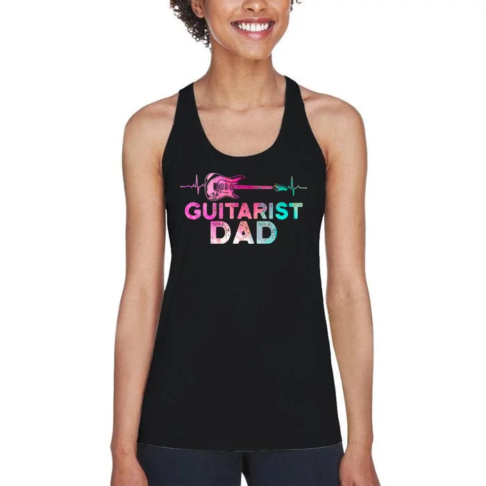 Guitarist Dad Women's Racerback Tank