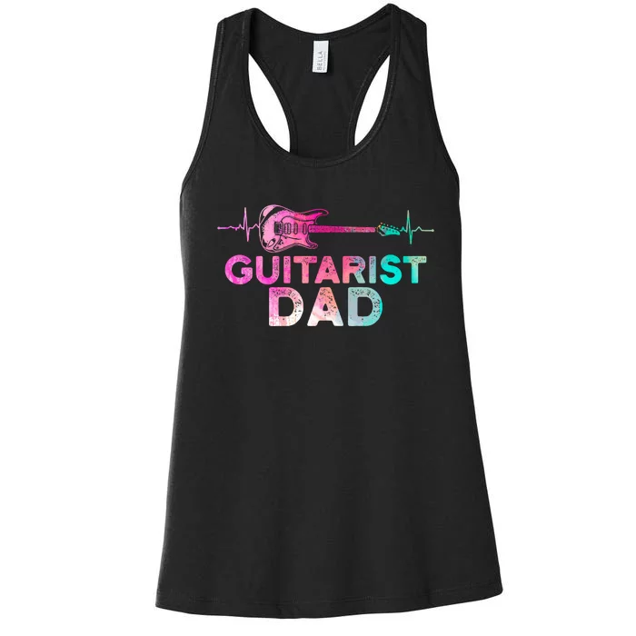 Guitarist Dad Women's Racerback Tank