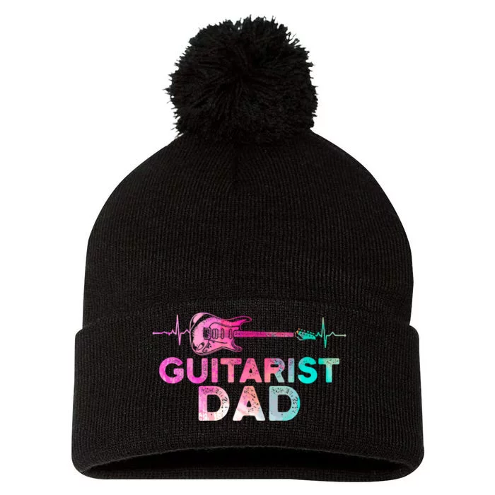 Guitarist Dad Pom Pom 12in Knit Beanie