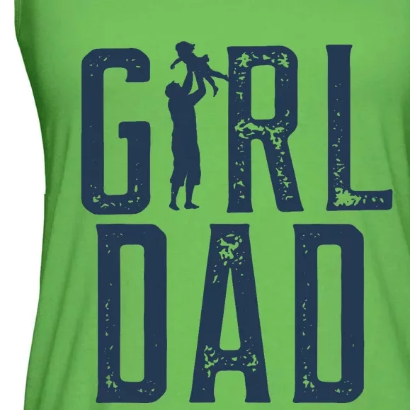 Girl Dad Gifts Dad Daughter Ladies Essential Flowy Tank