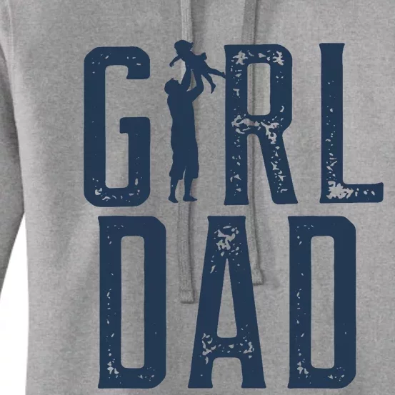 Girl Dad Gifts Dad Daughter Women's Pullover Hoodie