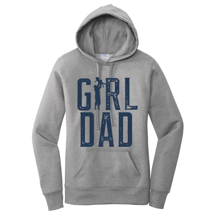 Girl Dad Gifts Dad Daughter Women's Pullover Hoodie