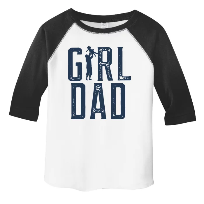 Girl Dad Gifts Dad Daughter Toddler Fine Jersey T-Shirt